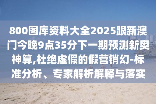 800圖庫資料大全2025跟新澳門今晚9點35分下一期預測新奧神算,杜絕虛假的假營銷幻-標準分析、專家解析解釋與落實